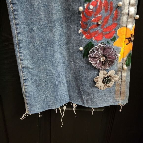 Gabby Isabella Sz. 12 Crop Flare Jean - Picture 6 of 15